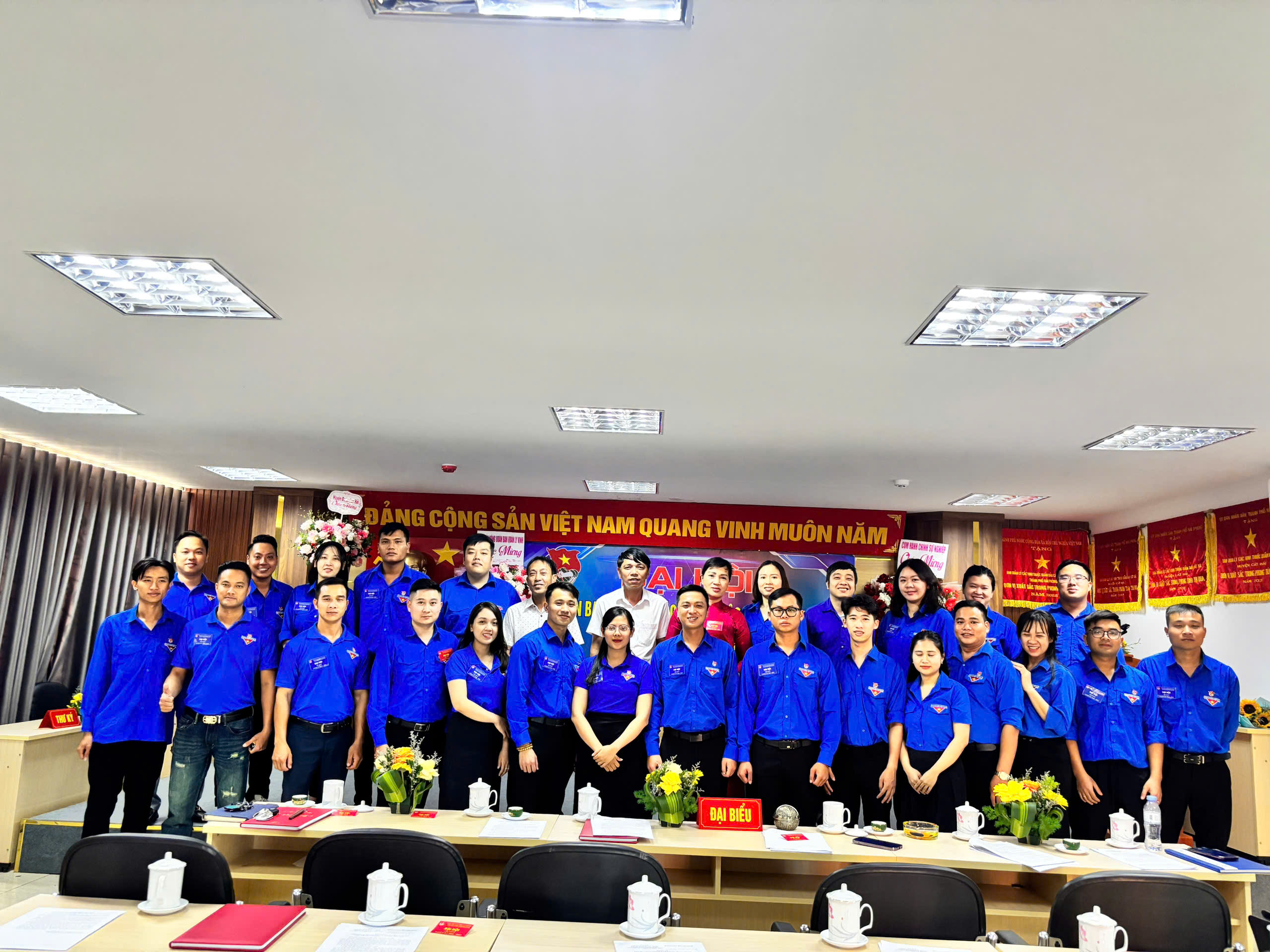 ĐẠI HỘI CHI ĐOÀN BAN QUẢN LÝ CÁC VỊNH THUỘC QUẦN ĐẢO CÁT BÀ KHÓA VI - NK 2024-2027